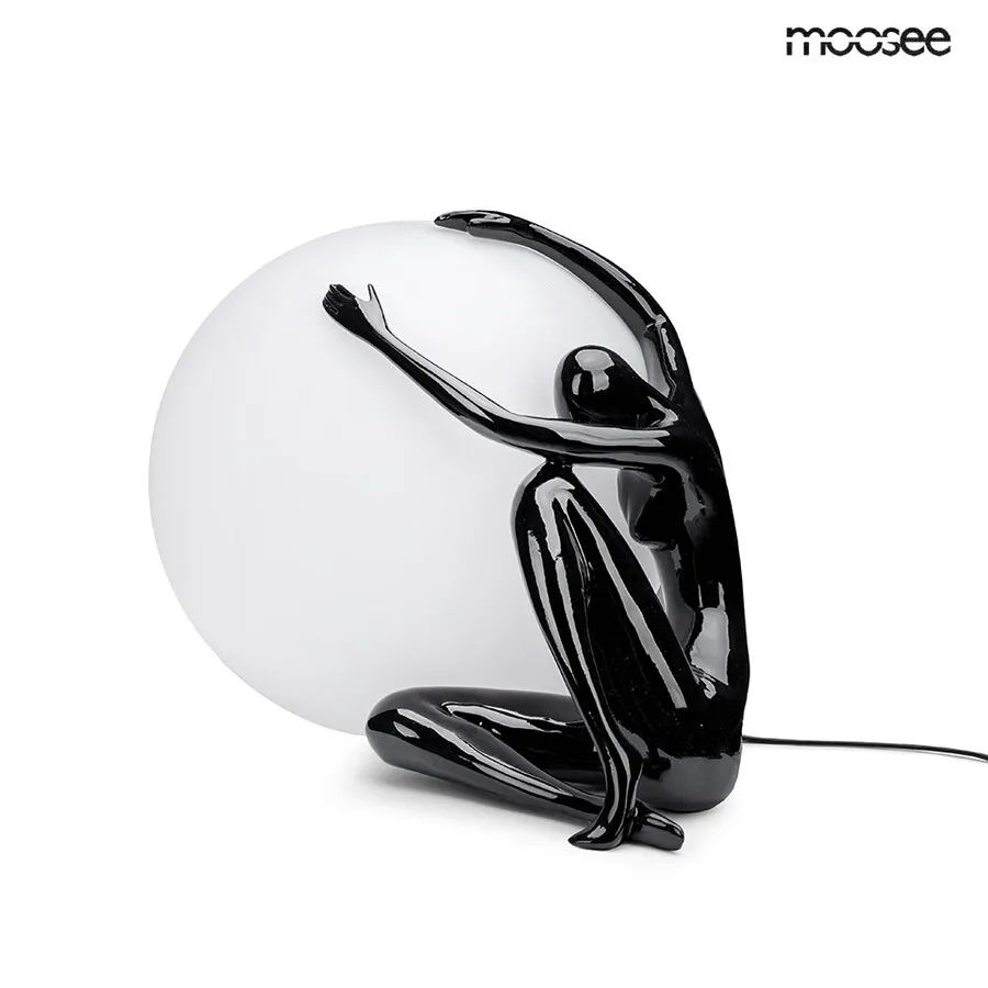 MOOSEE Lampa stołowa UOMO 50 - czarny