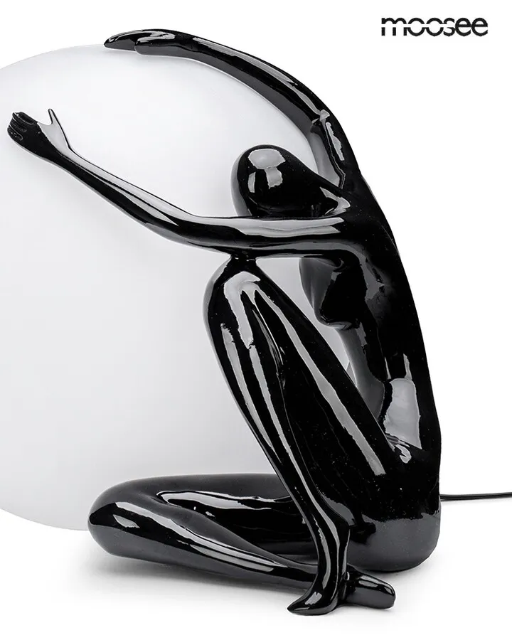 MOOSEE Lampa stołowa UOMO 50 - czarny