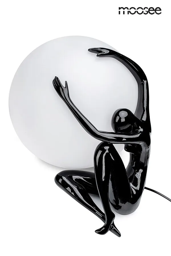 MOOSEE Lampa stołowa UOMO 50 - czarny