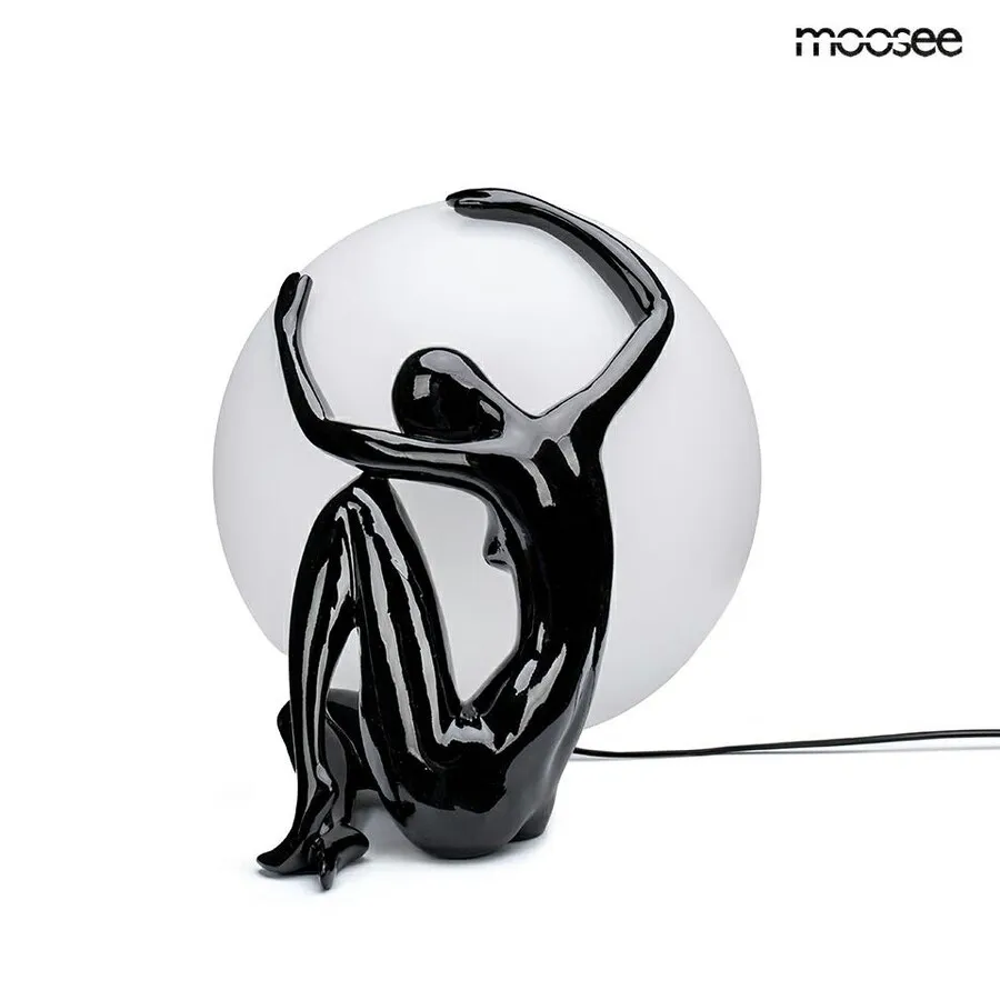 MOOSEE Lampa stołowa UOMO 50 - czarny