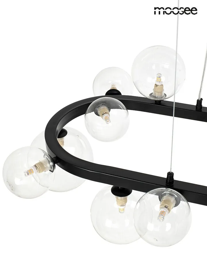MOOSEE Lampa wisząca ALURE OVAL 120 - czarny