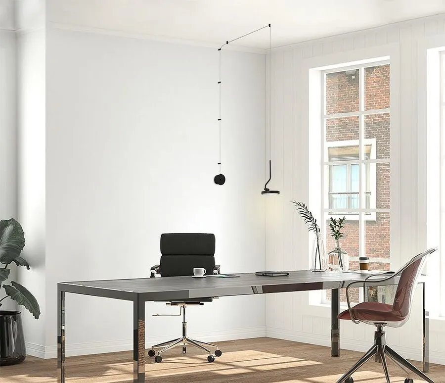 MOOSEE Lampa ścienna FLAT - czarny