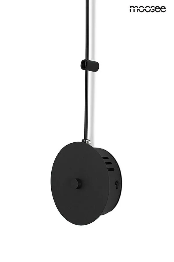 MOOSEE Lampa ścienna FLAT 3 - czarny