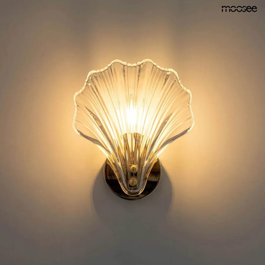 MOOSEE Lampa ścienna CONCHA - złoty