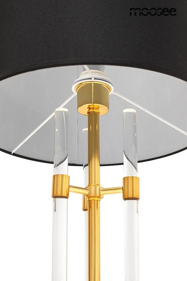 MOOSEE Lampa stołowa MOXY - złoty/czarny
