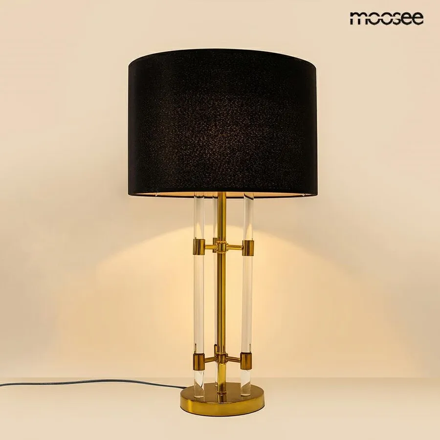 MOOSEE Lampa stołowa MOXY - złoty/czarny