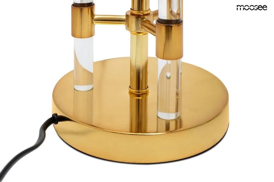 MOOSEE Lampa stołowa MOXY - złoty/czarny