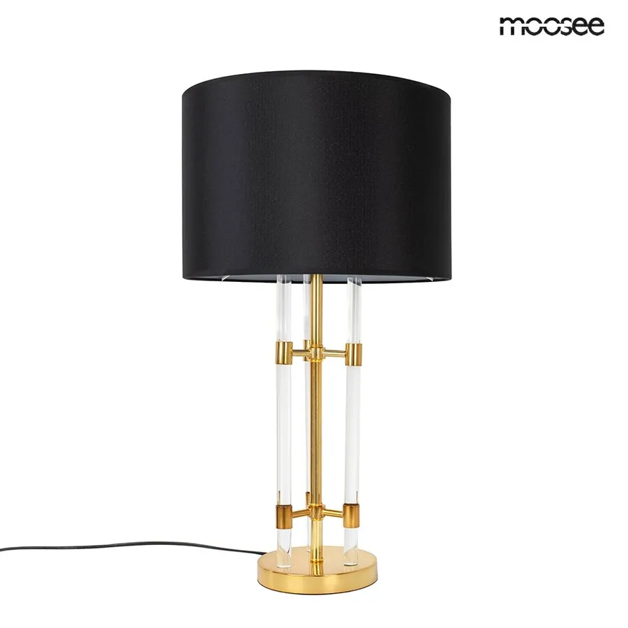 MOOSEE Lampa stołowa MOXY - złoty/czarny