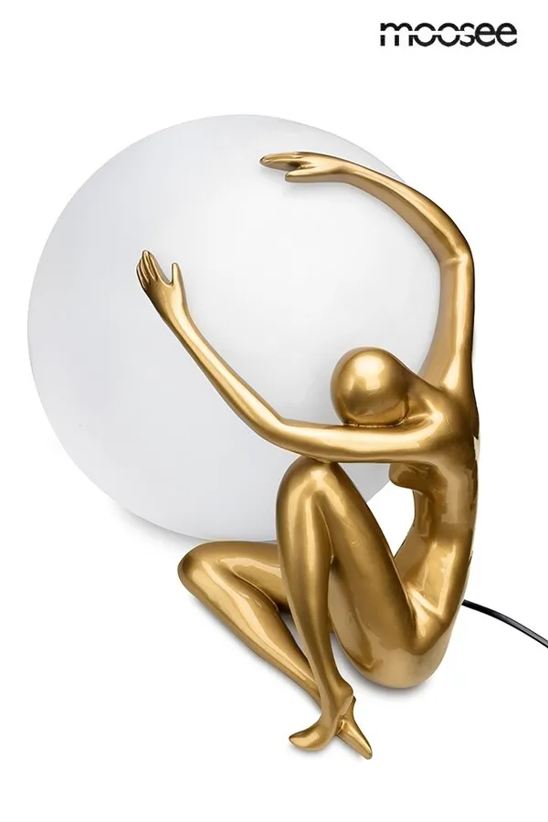 MOOSEE Lampa stołowa UOMO 50 - złoty