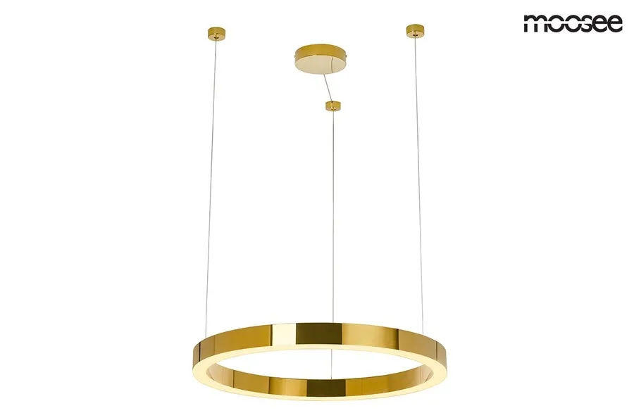 MOOSEE Lampa wisząca RING LUXURY 50 - złoty