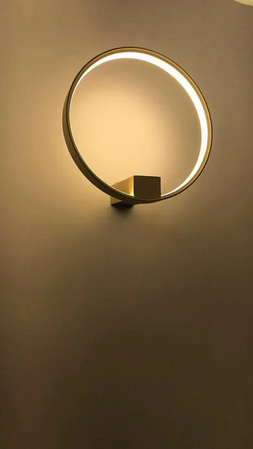 MOOSEE Lampa ścienna CIRCLE WALL - złoty