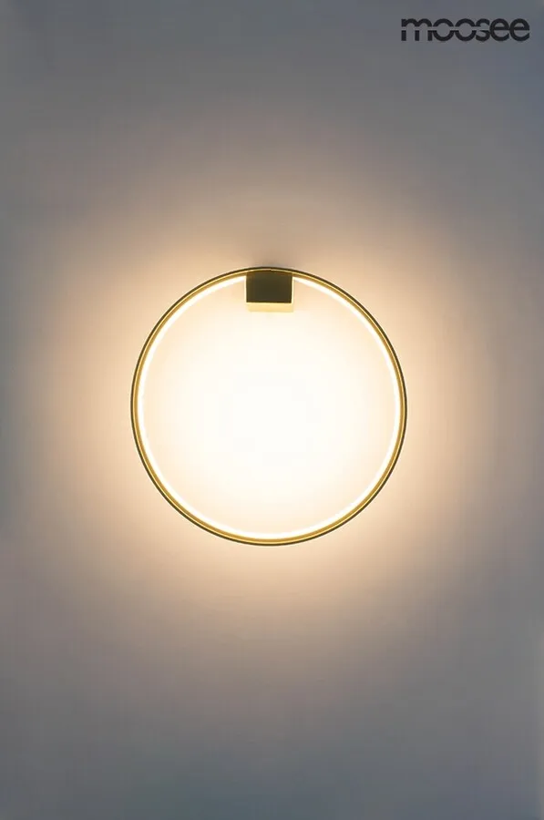 MOOSEE Lampa ścienna CIRCLE WALL - złoty
