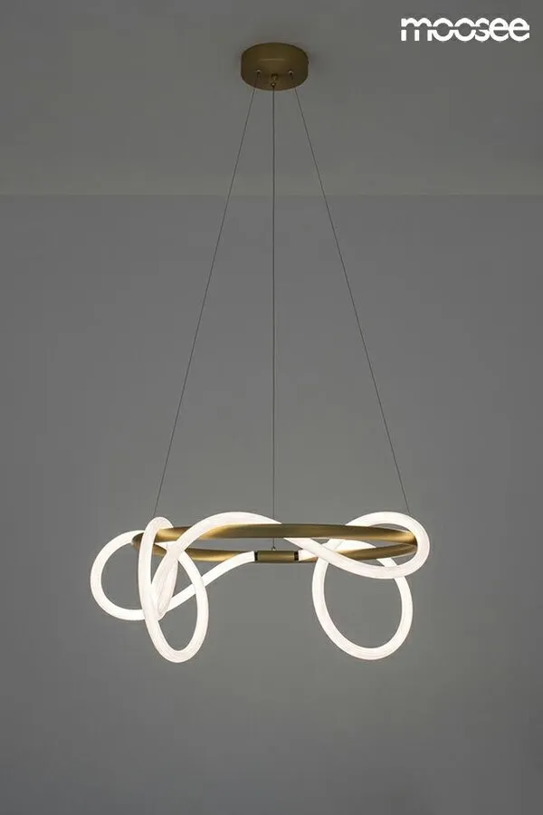 MOOSEE Lampa wisząca SERPIENTE 60 - złoty