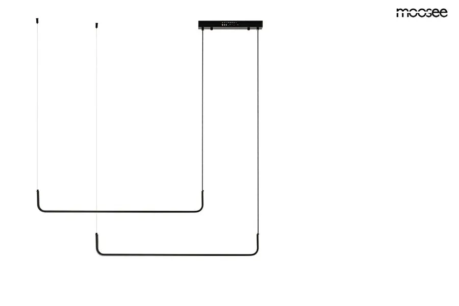 MOOSEE Lampa wisząca SHAPE DUO 120 - czarny