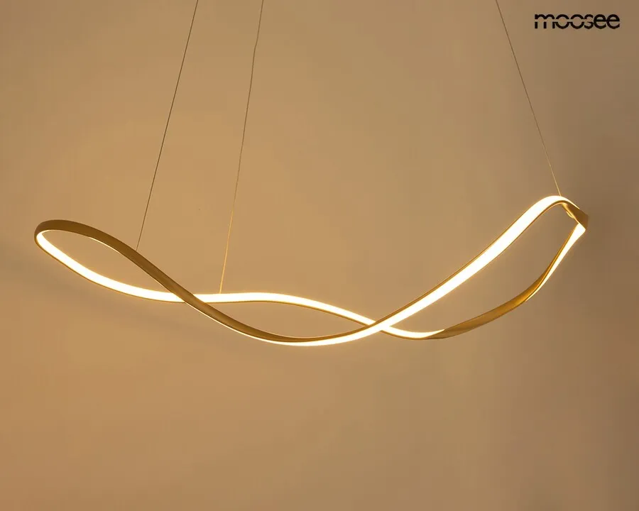 MOOSEE Lampa wisząca WAVES 100 - złoty