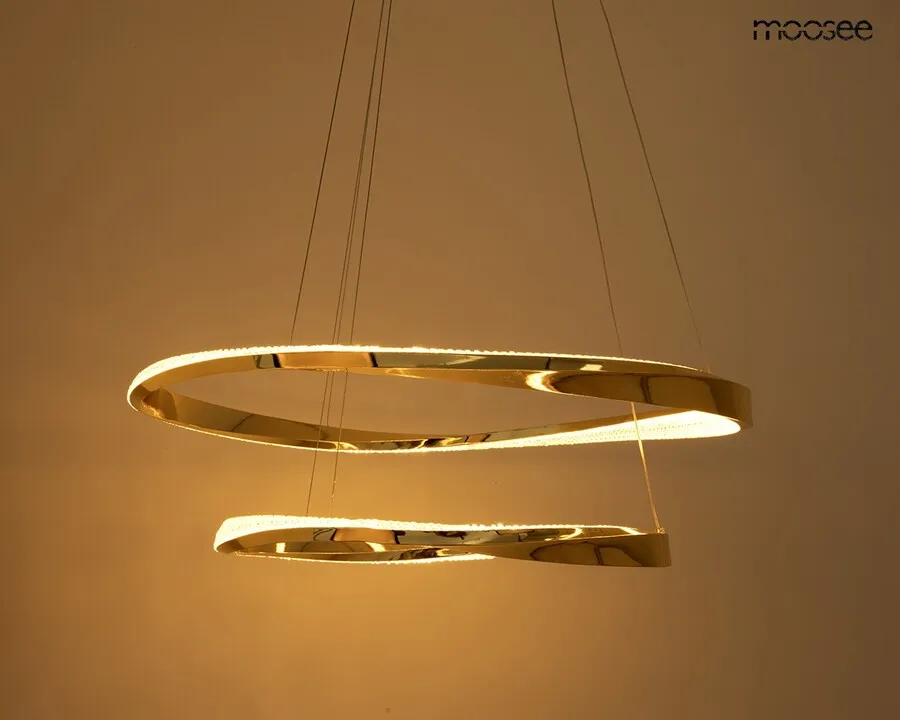 MOOSEE Lampa wisząca ANILLO 2 - złoty
