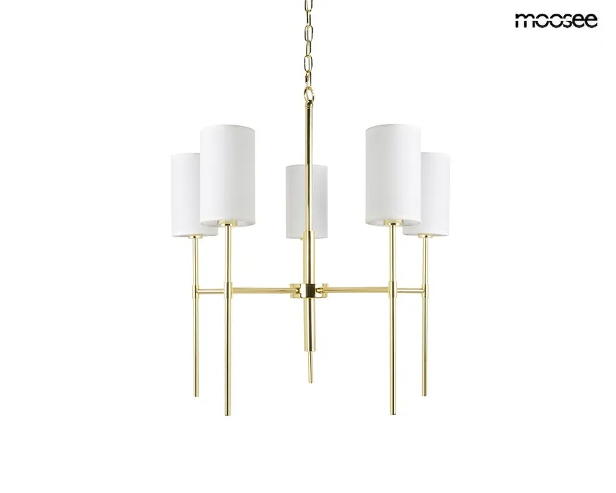MOOSEE Lampa wisząca IMPERIO 5 - złoty