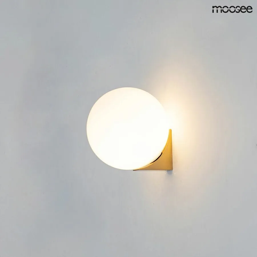 MOOSEE Lampa ścienna BOLL - złoty