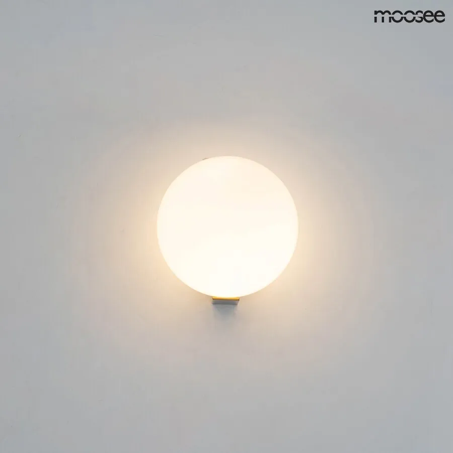 MOOSEE Lampa ścienna BOLL - złoty