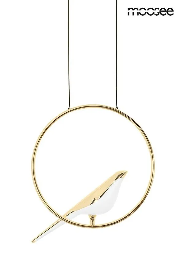 MOOSEE Lampa wisząca BIRD - złoty