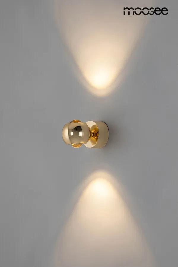 MOOSEE Lampa ścienna EOS - złoty