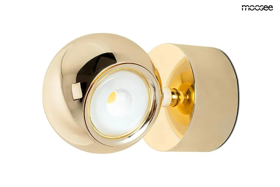 MOOSEE Lampa ścienna EOS - złoty