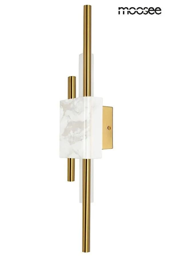 MOOSEE Lampa ścienna EVANS - biały/złoty
