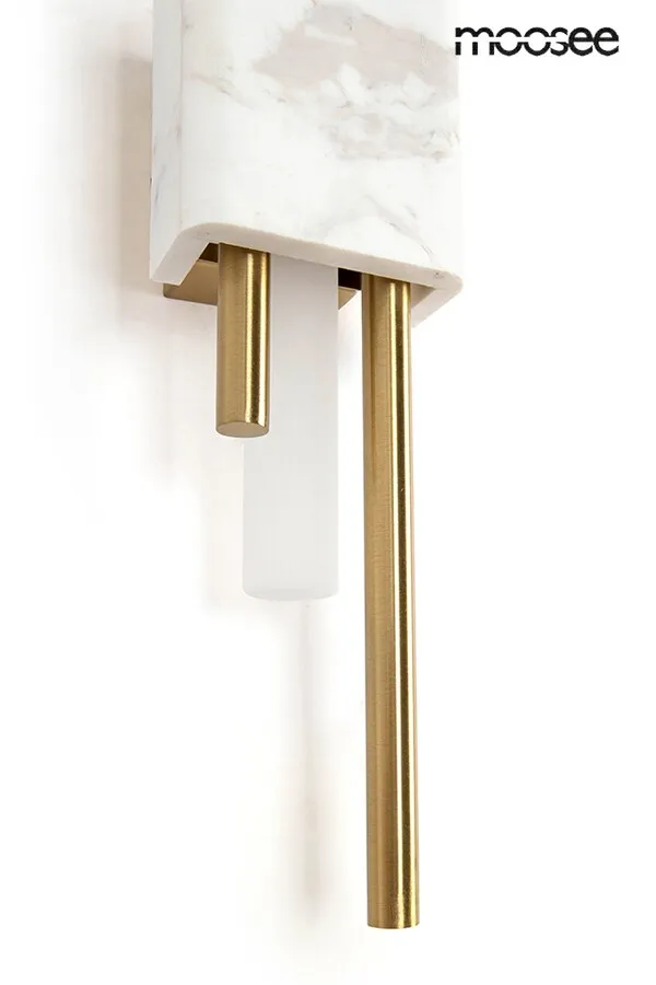 MOOSEE Lampa ścienna EVANS - biały/złoty