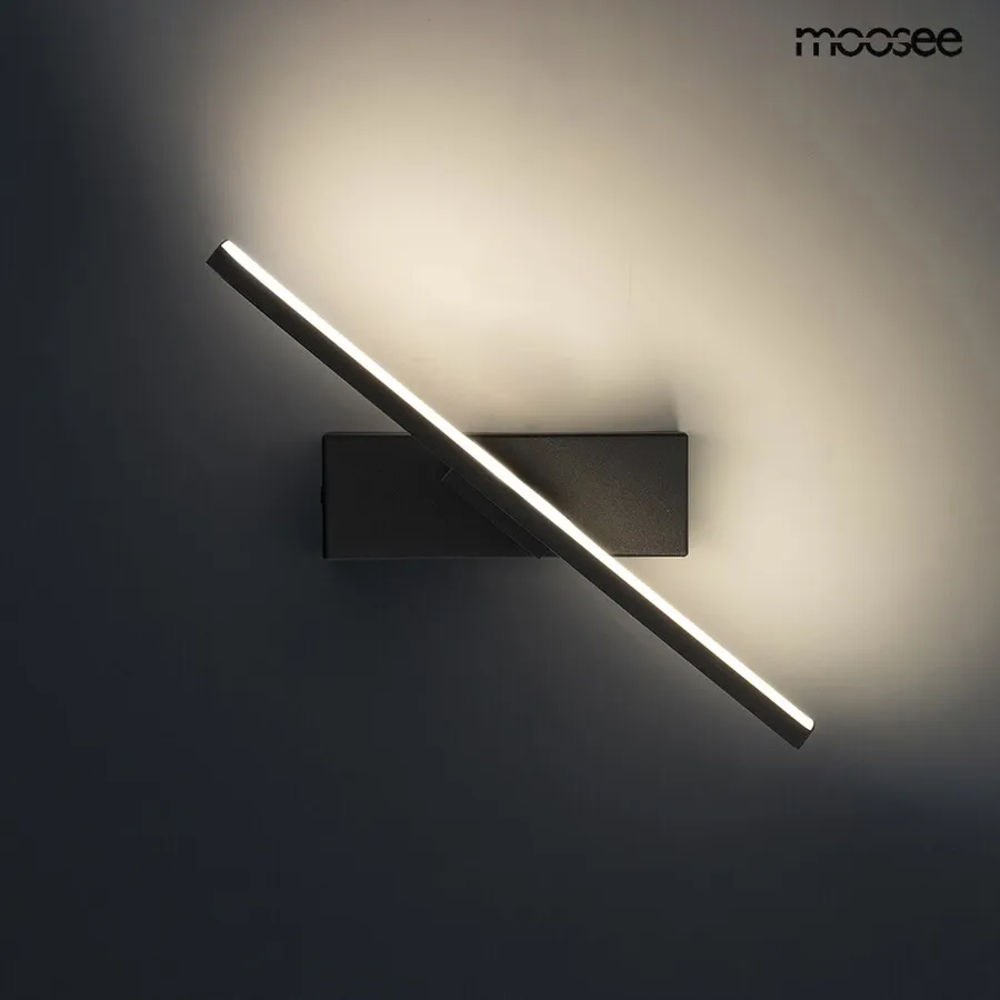 MOOSEE Lampa ścienna REM - czarny