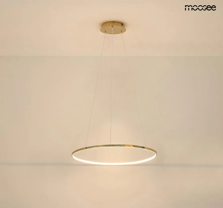 MOOSEE Lampa wisząca RING SLIM 60 - złoty