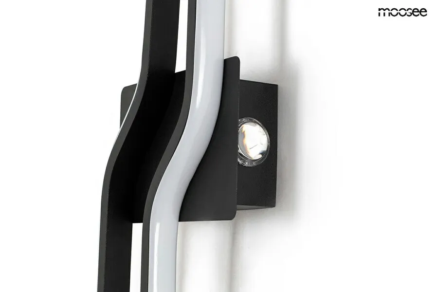 MOOSEE Lampa ścienna ROCHE 100 - czarny