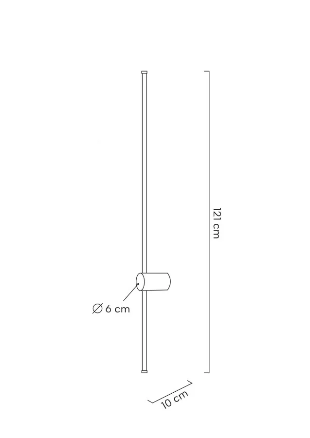 MOOSEE Lampa ścienna OMBRE 120 - biały
