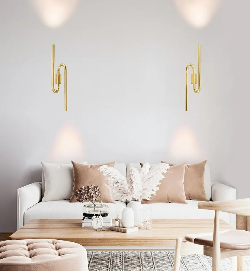 MOOSEE Lampa ścienna MACAROON - złoty