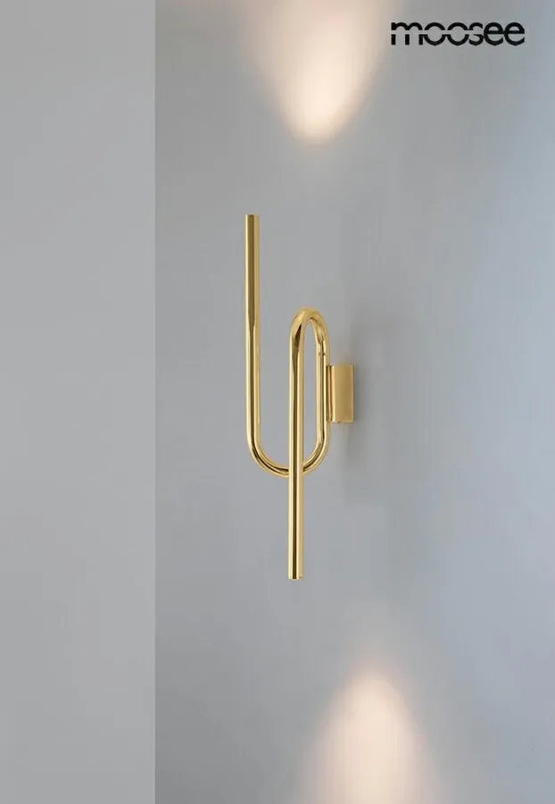 MOOSEE Lampa ścienna MACAROON - złoty