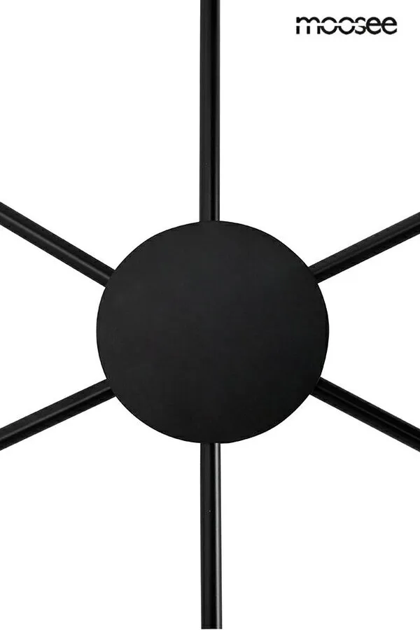 MOOSEE Lampa ścienna SHADOW 6 - czarny
