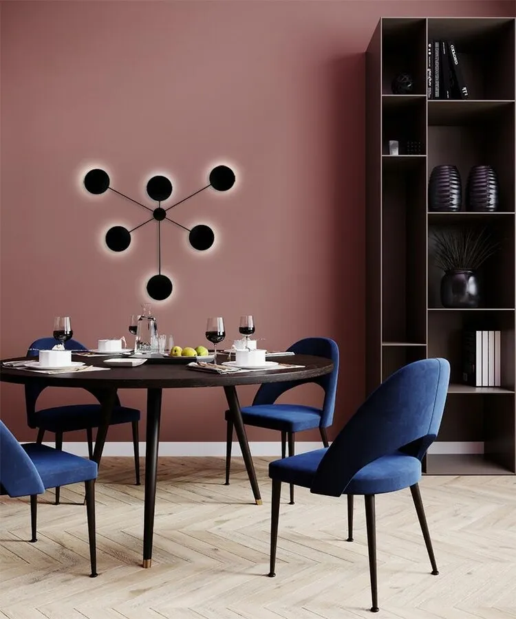 MOOSEE Lampa ścienna SHADOW 6 - czarny