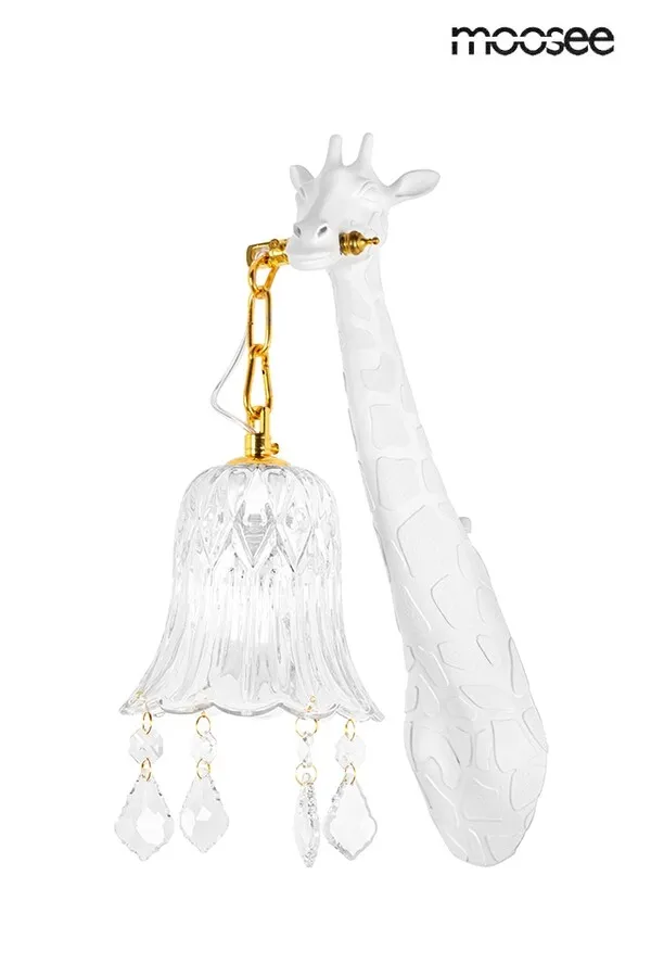 MOOSEE Lampa ścienna GIRAFFE - biały