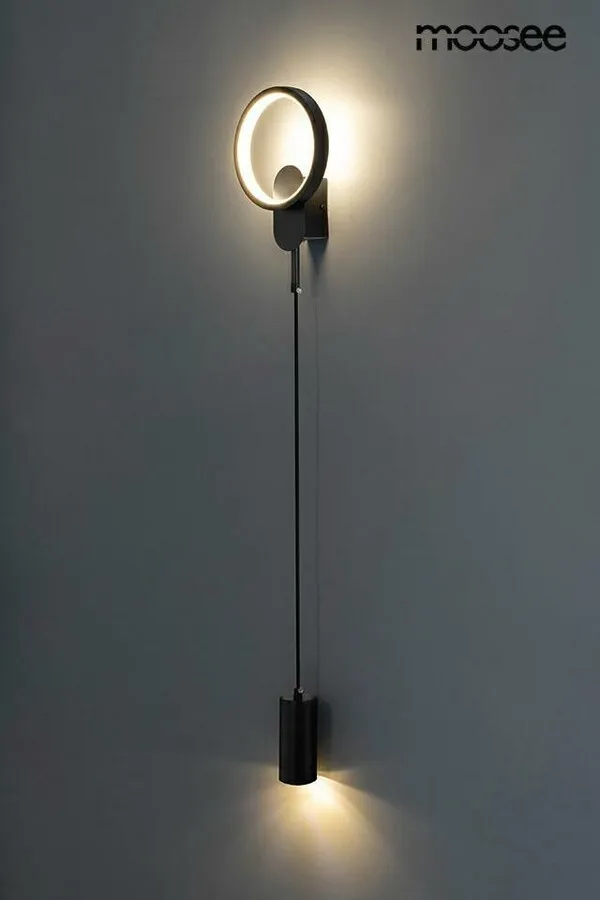MOOSEE Lampa ścienna COMO - czarny