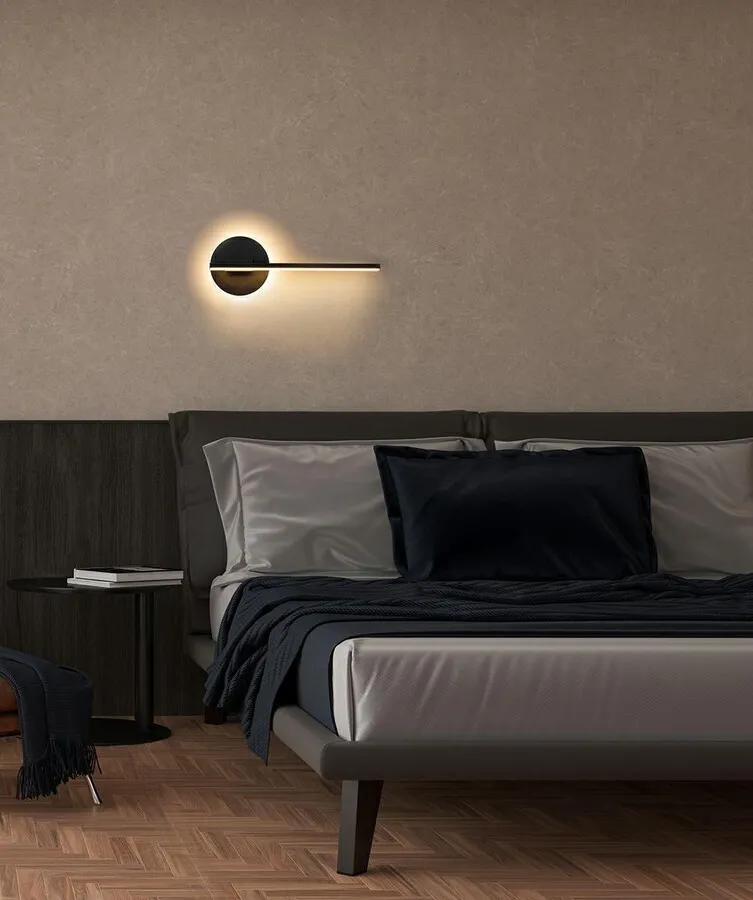 MOOSEE Lampa ścienna HORIZON - czarny