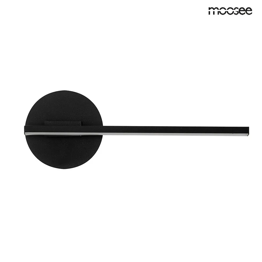 MOOSEE Lampa ścienna HORIZON - czarny
