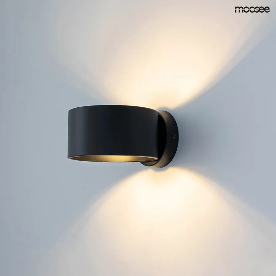 MOOSEE Lampa ścienna ARRO - czarny