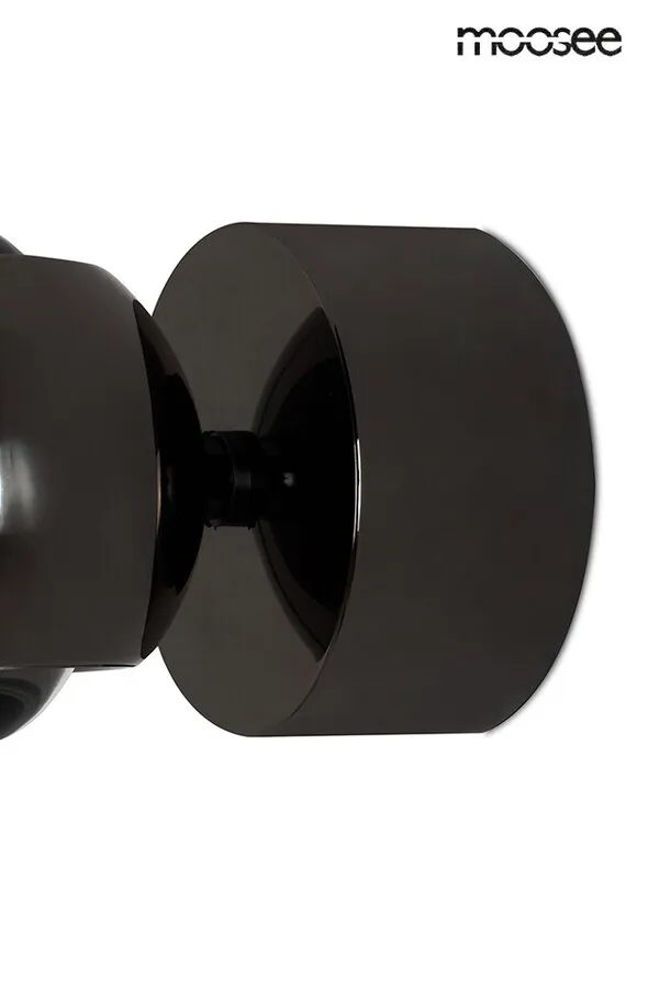 MOOSEE Lampa ścienna EOS - czarny chrom