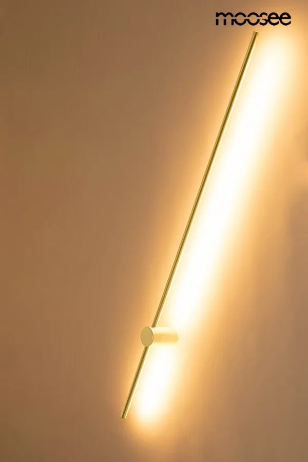 MOOSEE Lampa ścienna OMBRE 120 - złoty