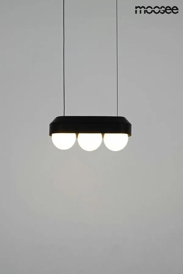 MOOSEE Lampa wisząca DROPS 3 - czarny