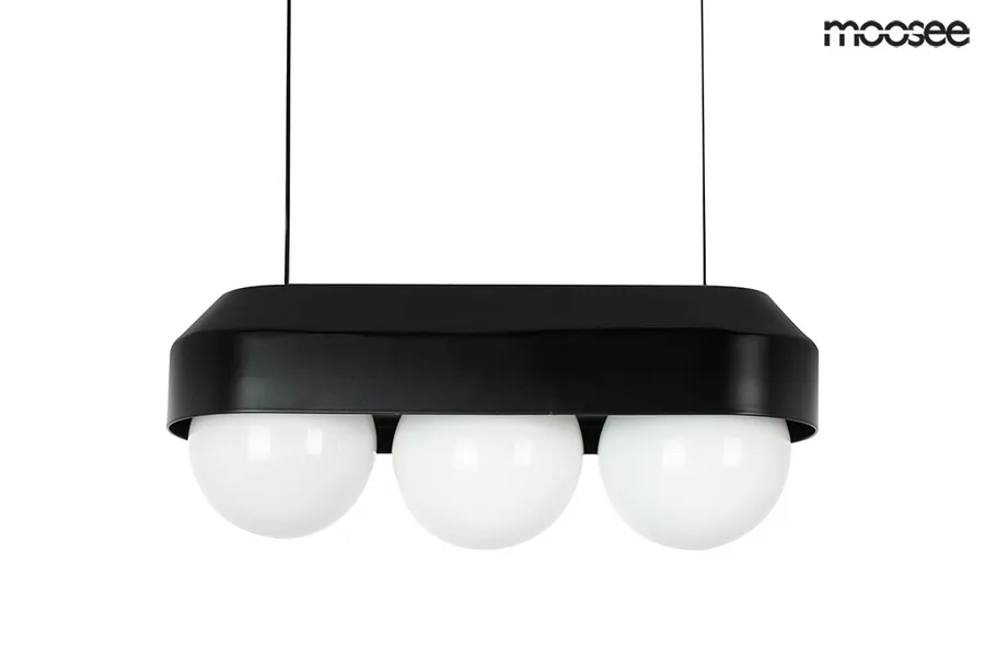 MOOSEE Lampa wisząca DROPS 3 - czarny