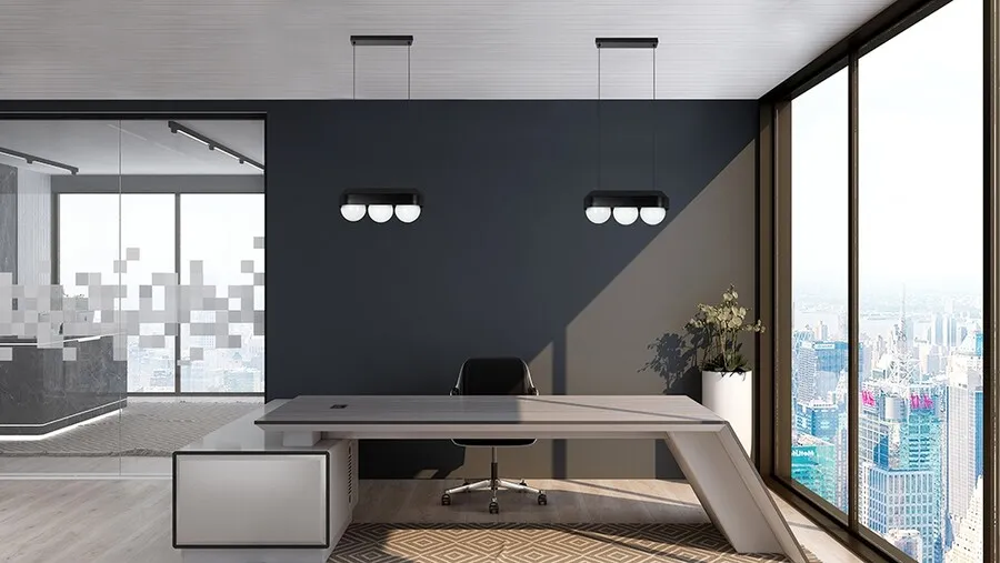 MOOSEE Lampa wisząca DROPS 3 - czarny