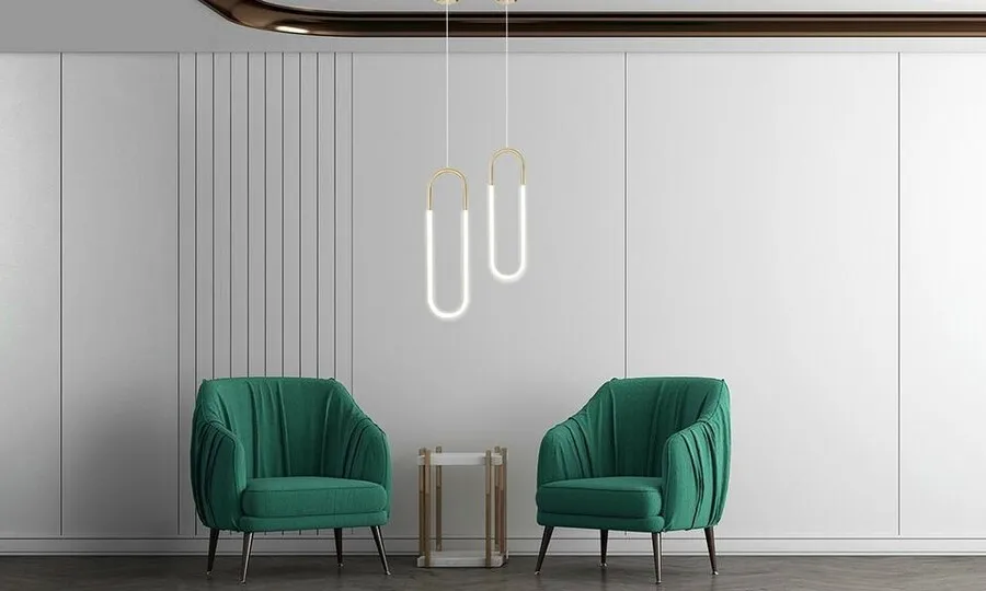 MOOSEE Lampa wisząca PUZO L - złoty