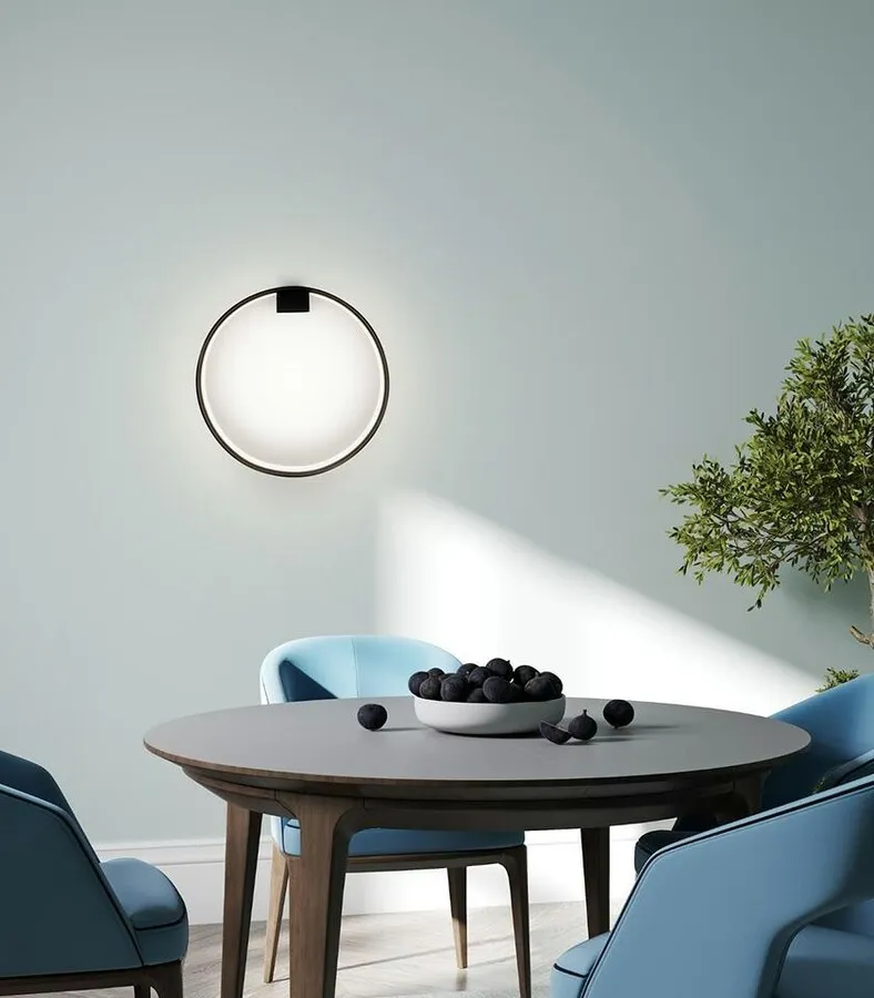 MOOSEE Lampa ścienna CIRCLE WALL - czarny
