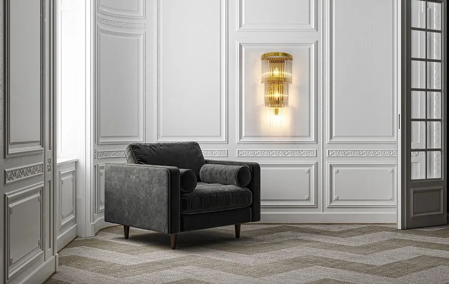MOOSEE Lampa ścienna ESTRO - złoty