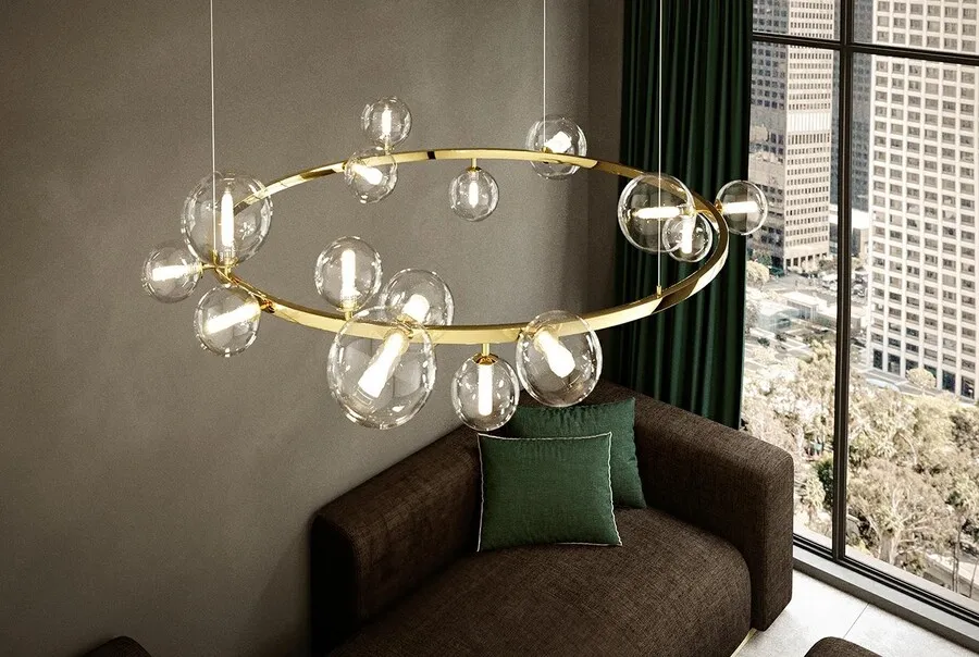 MOOSEE Lampa wisząca ALURE 85 - złoty